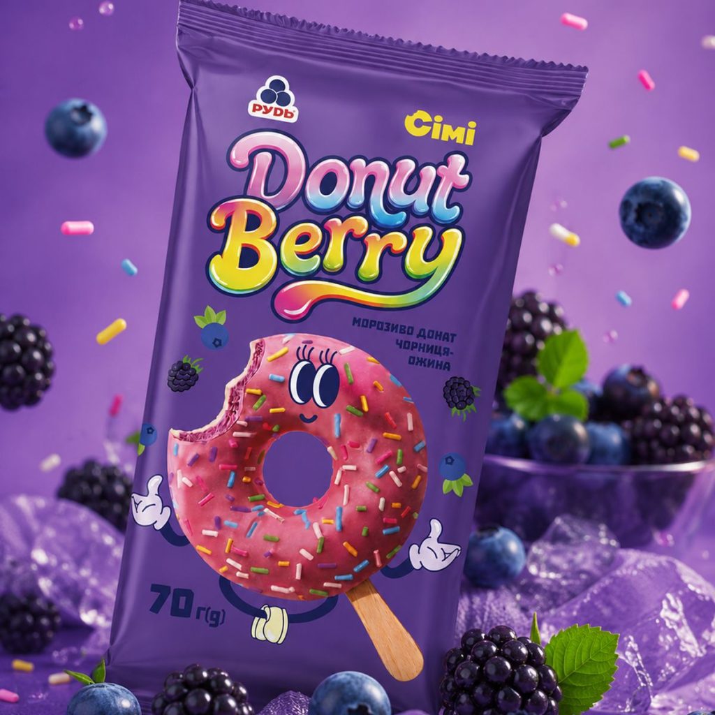 Red&Ko | Donut Berry: Packaging Design for Limited-Edition Ice Cream for Donut Berry: Packaging Design for Limited-Edition Ice Cream for