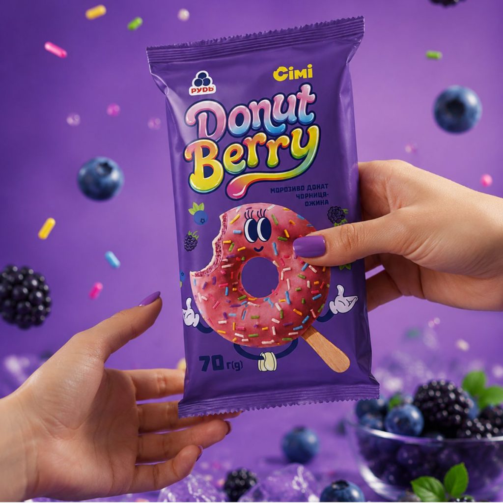 Red&Ko | Donut Berry: Packaging Design for Limited-Edition Ice Cream for Donut Berry: Packaging Design for Limited-Edition Ice Cream for
